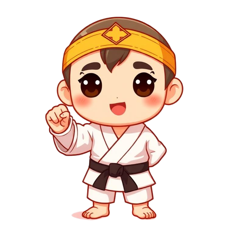 Washi, le petit karatéka assistant